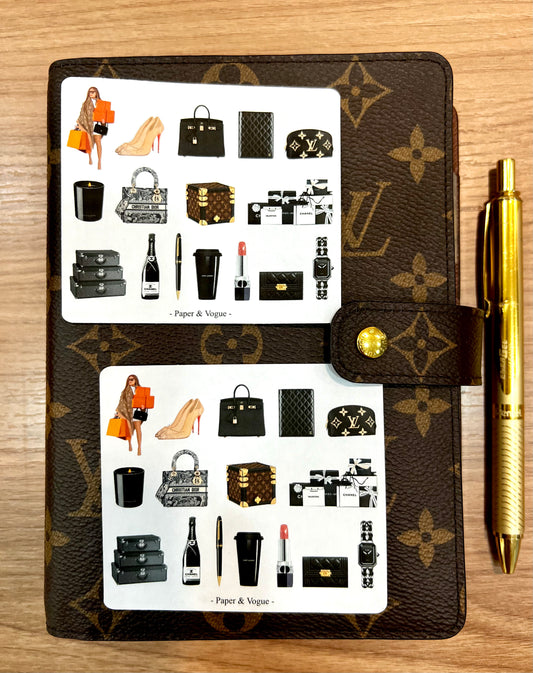 The Editor’s Favorites Set of 32 fashion stickers for your planner / agenda