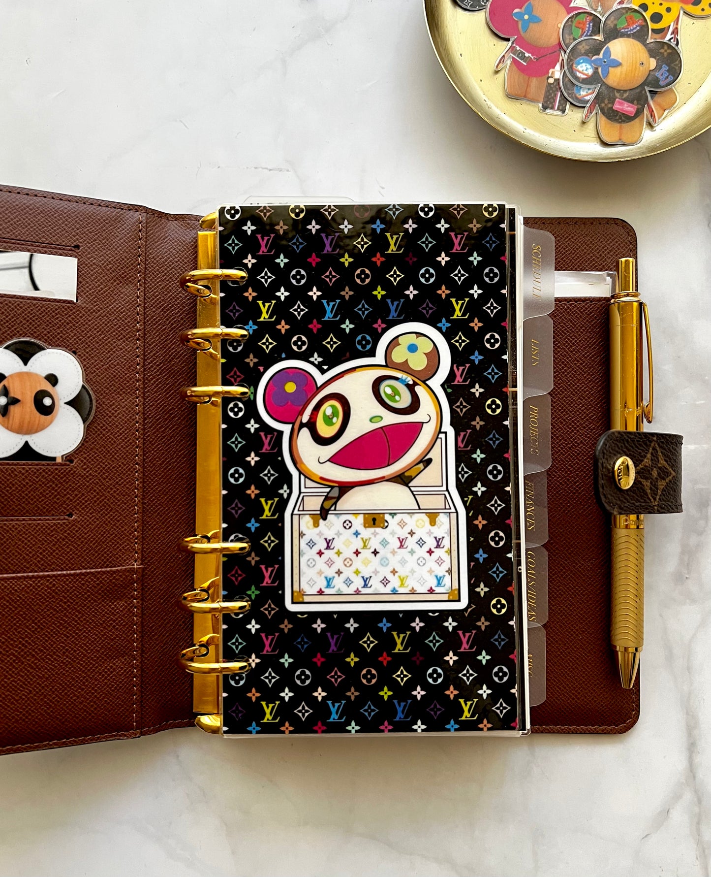 Love and panda bmc - Beautiful Dashboard Divider for your planner / agenda