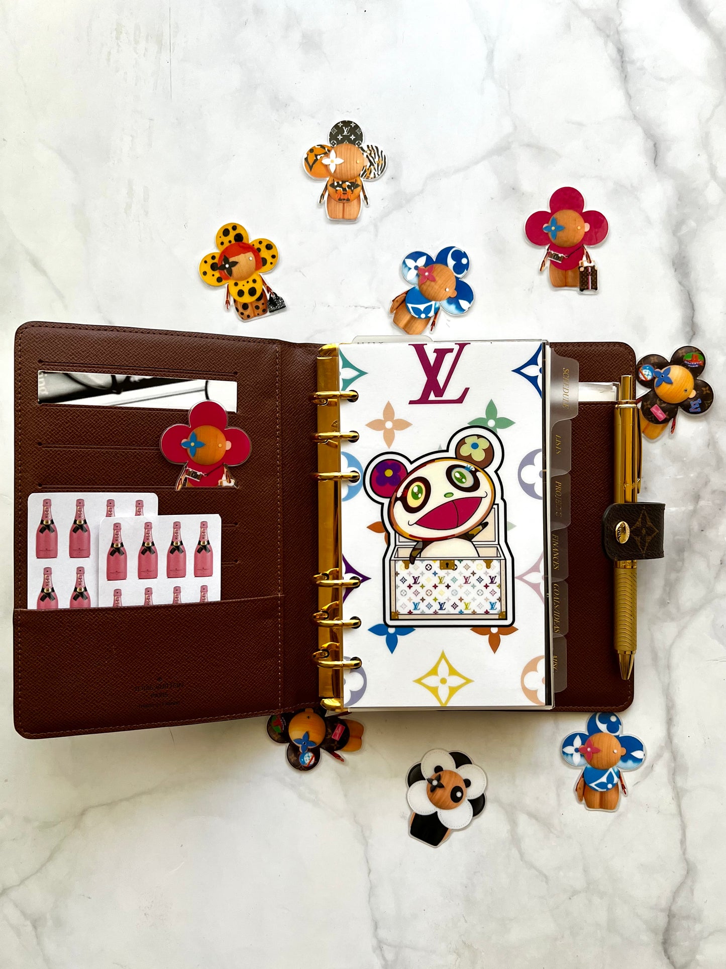 Love and Panda - Beautiful Dashboard Divider for your planner / agenda